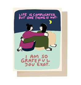 Life is Complicated Greeting Card