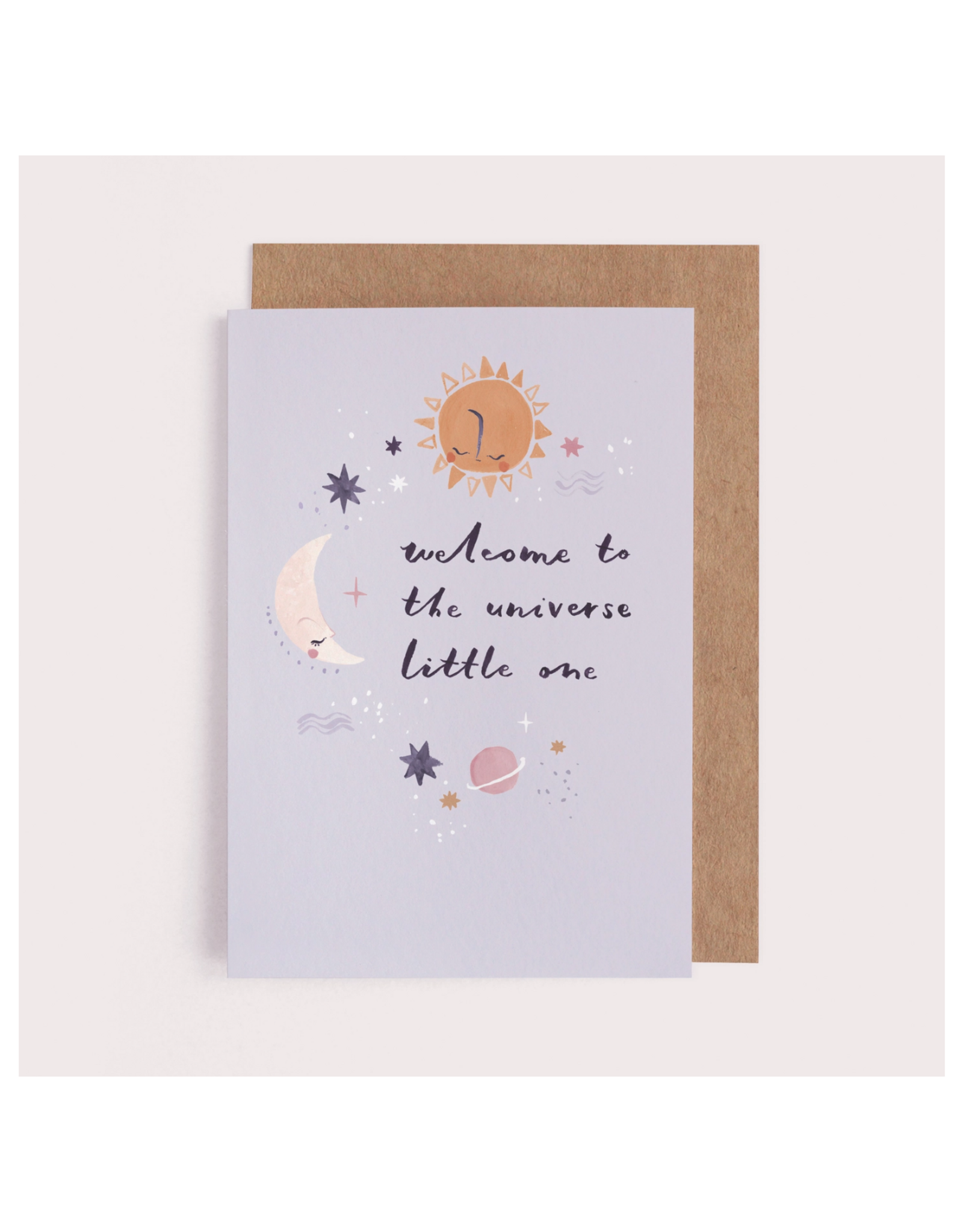 Welcome to the Universe Little One Greeting Card