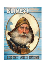 Magik Missile Blimey Here Comes Another Year Greeting Card
