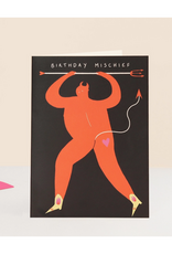 Cheeky Birthday Mischief Greeting Card