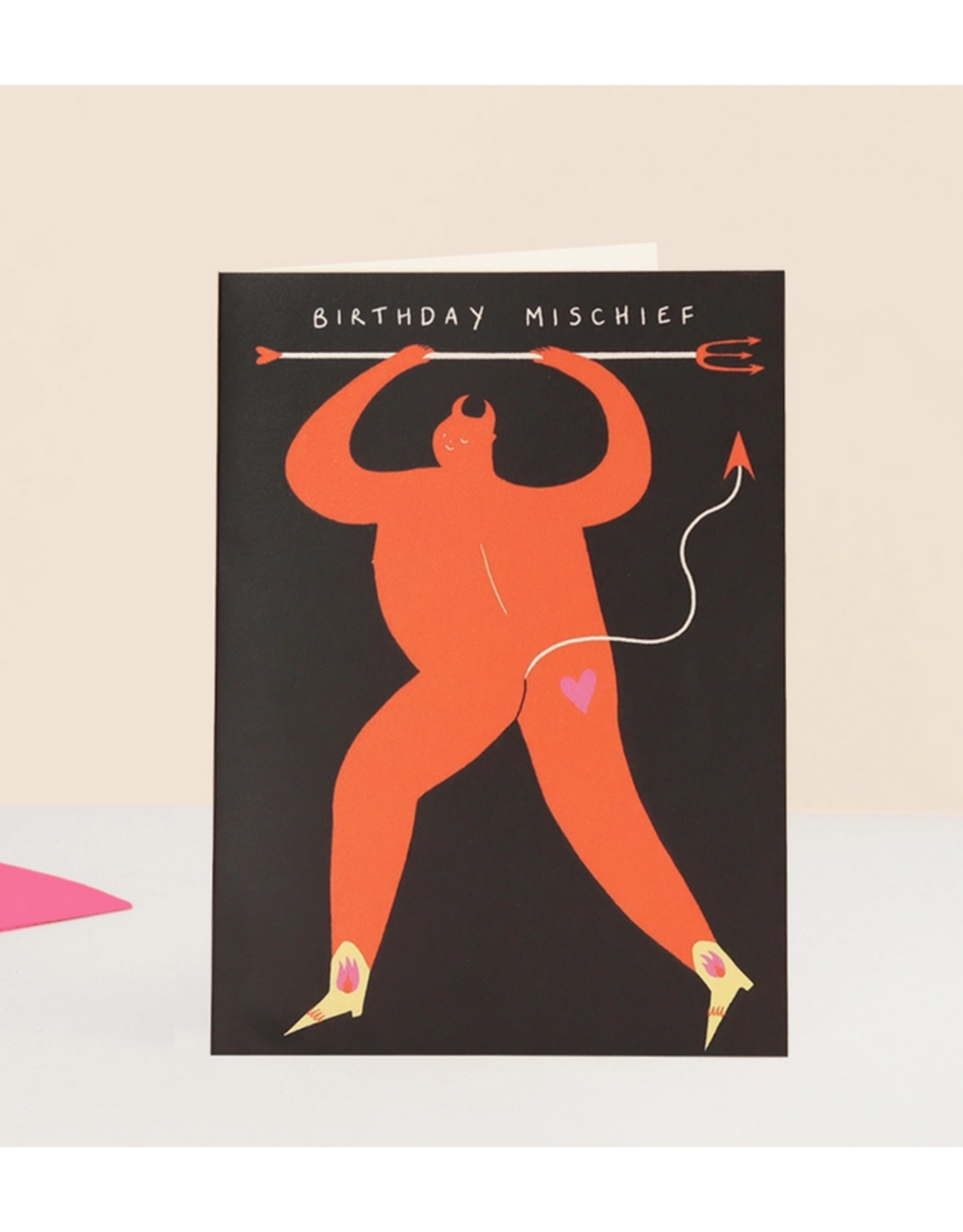 Cheeky Birthday Mischief Greeting Card
