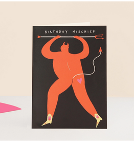 Cheeky Birthday Mischief Greeting Card