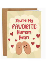 You're My Favorite Human Bean Greeting Card
