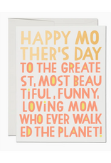 Greatest Mom Greeting Card