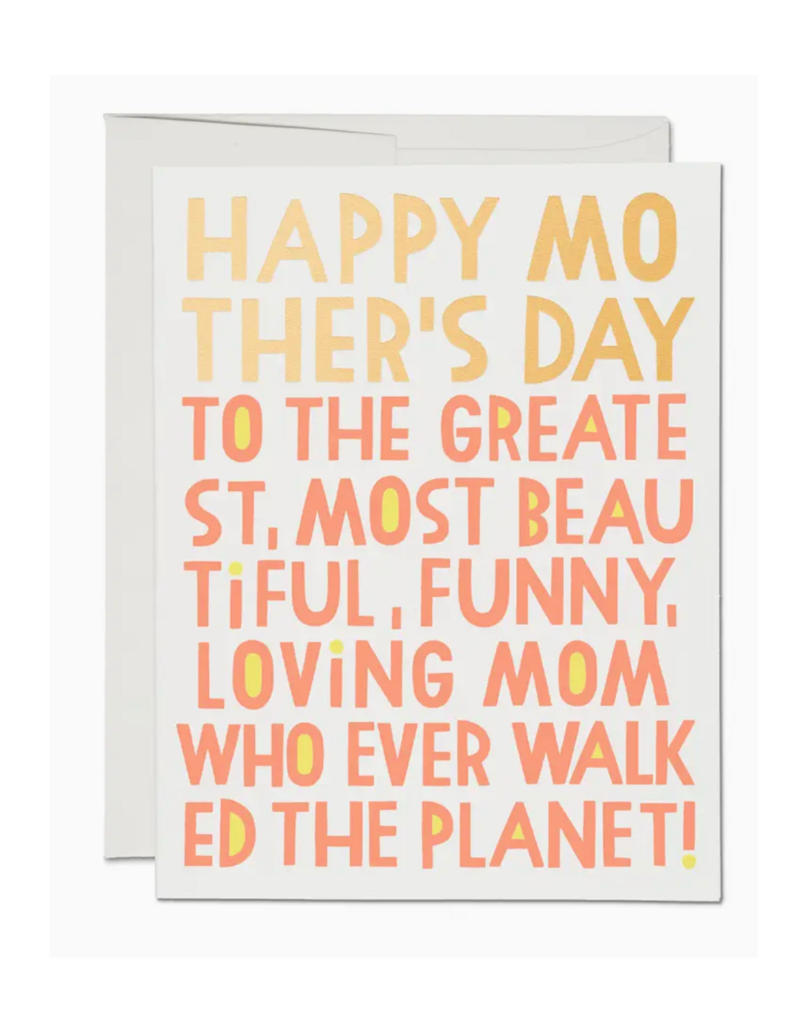 Greatest Mom Greeting Card