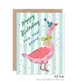 Happy Birthday You Silly Goose Greeting Card - A2