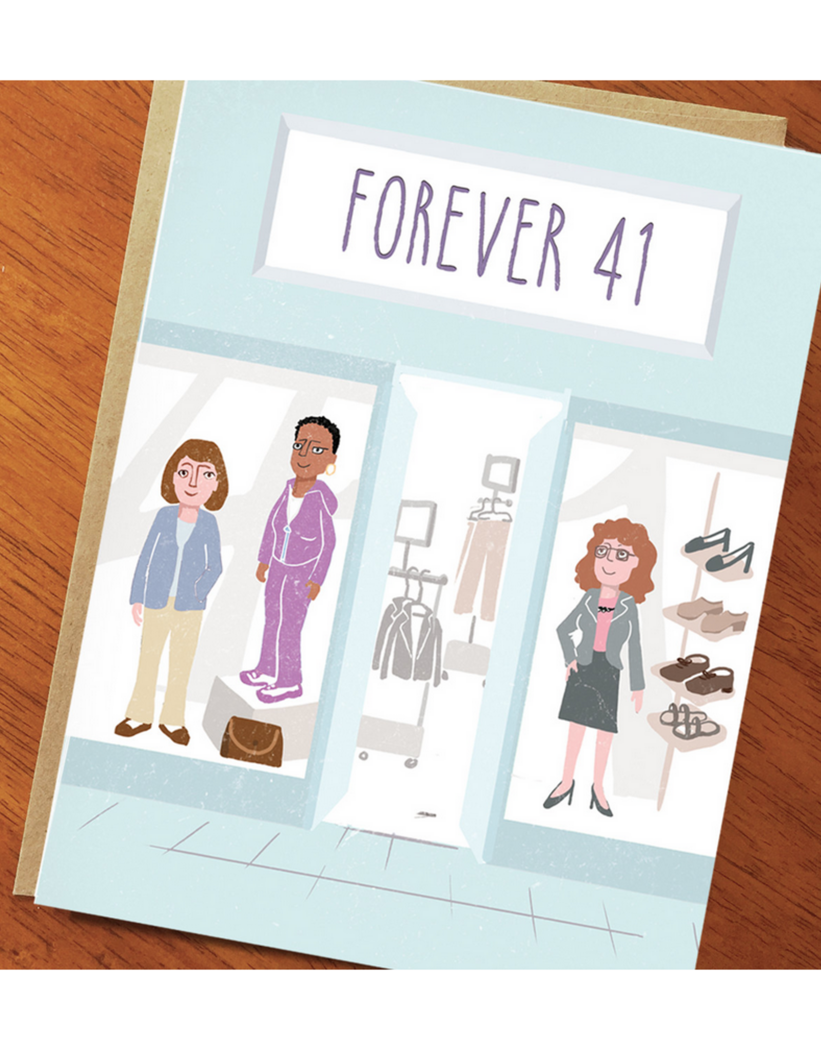 Forever 41 Greeting Card