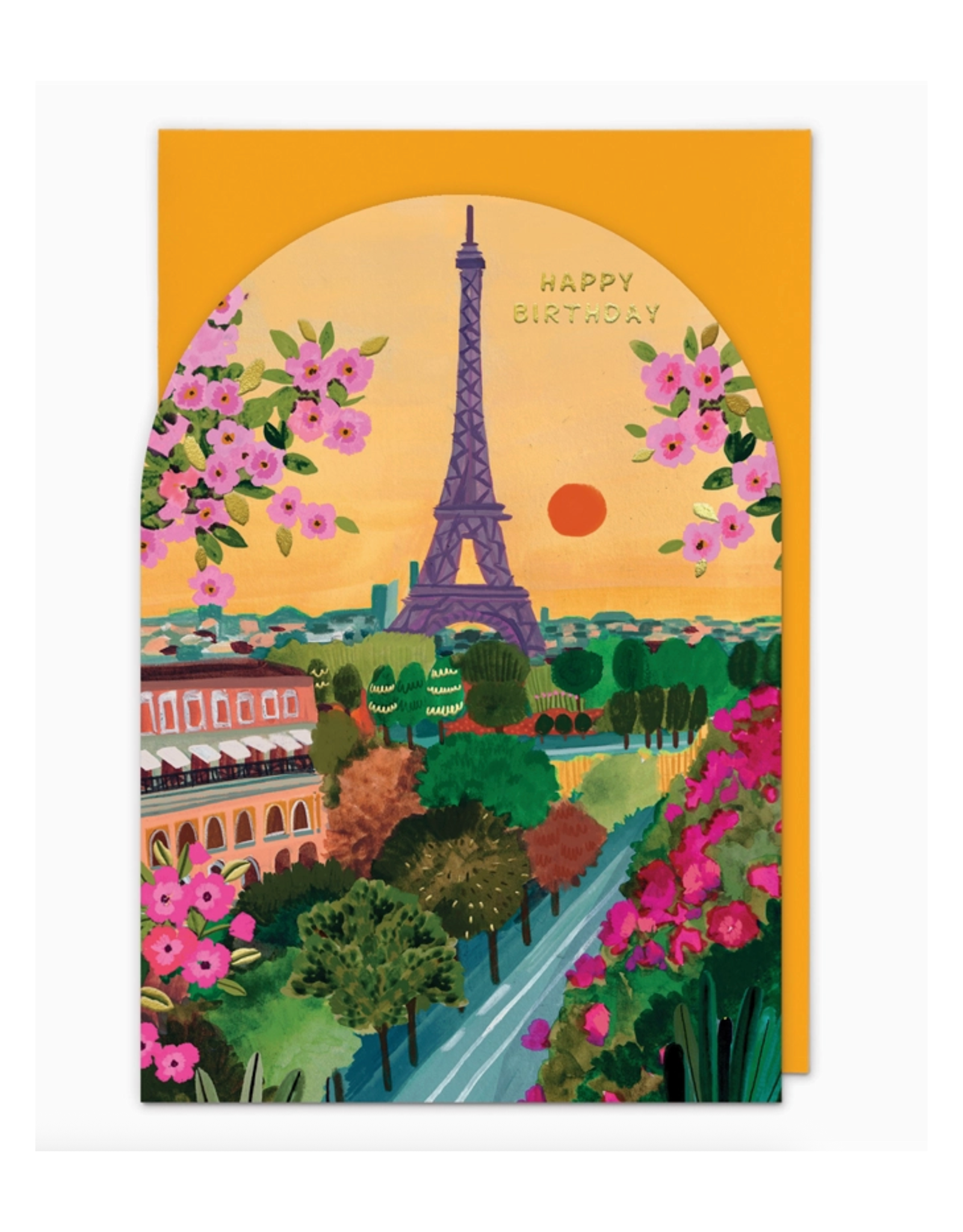 Happy Birthday Paris Greeting Card