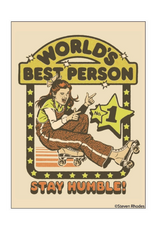 World's Best Person Stay Humble Magnet