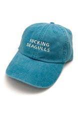 Fucking Seagulls Teal Dad Hat