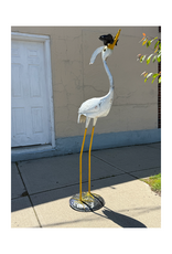 Tall Crane with Fish - Curbside Pick Up Only!