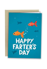 Happy Farter's Day Fish Greeting Card