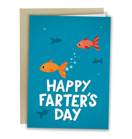 Happy Farter's Day Fish Greeting Card