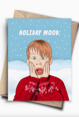 Holiday Mood Home Alone Greeting Card