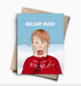 Holiday Mood Home Alone Greeting Card