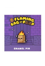 Flaming Bag of Poop Enamel Pin