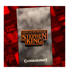 Raised on Novels By Stephen King Enamel Pin