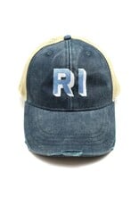 RI Trucker Hat  - Light Blue