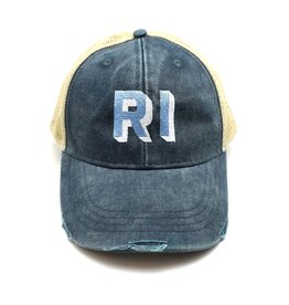 RI Trucker Hat  - Light Blue