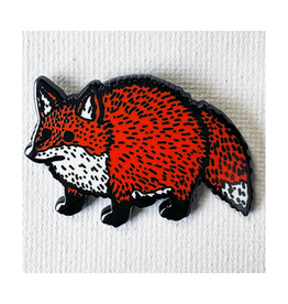 Fat Fox Enamel Pin
