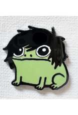 Emo Frog Enamel Pin