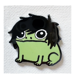 Emo Frog Enamel Pin