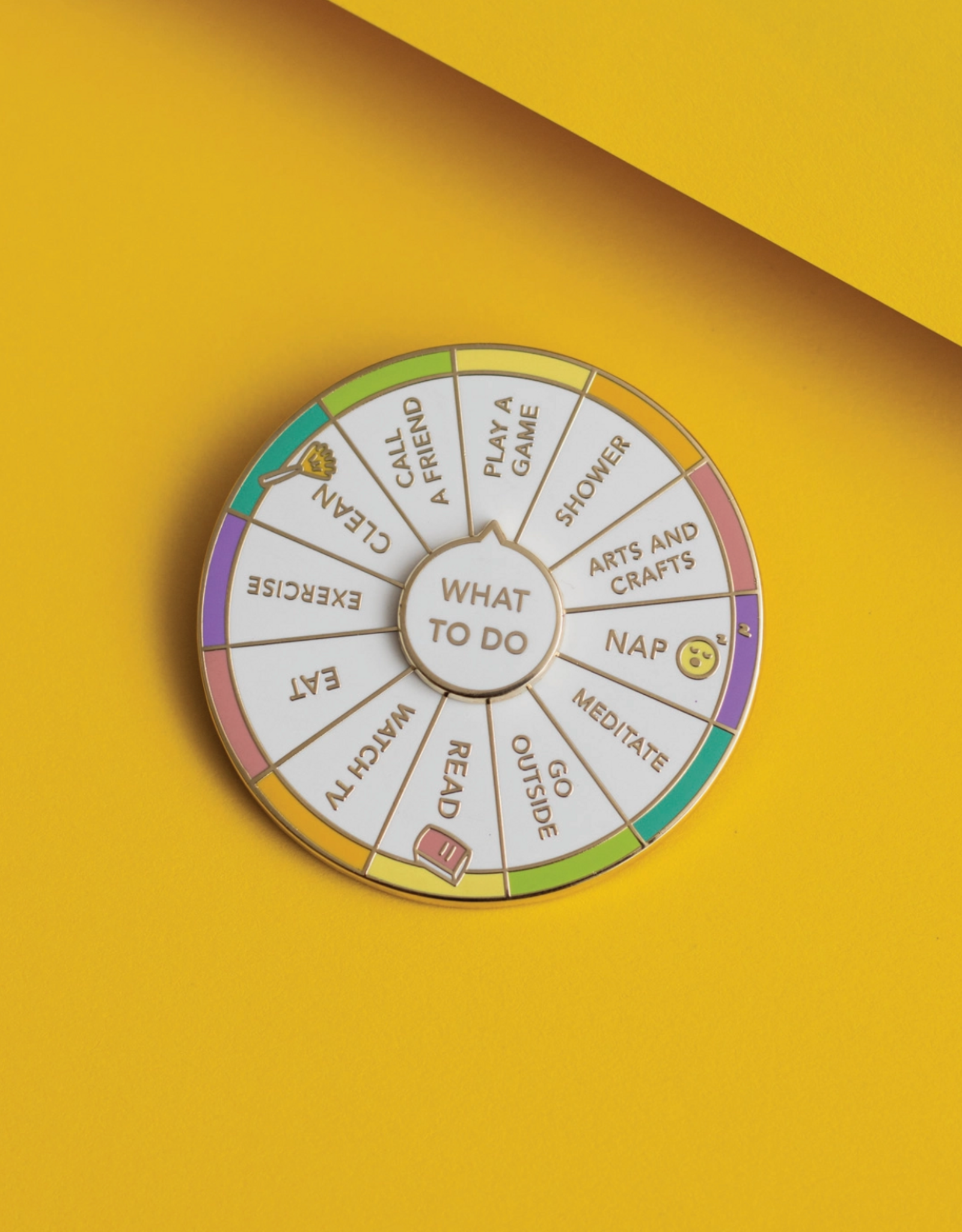 What To Do Enamel Pin