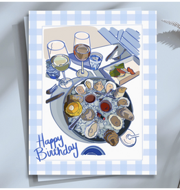 Laurel Greenfield Art New England Picnic Birthday Greeting Card