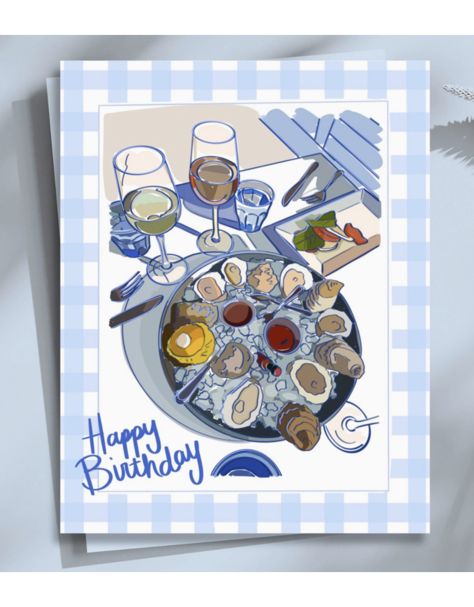 Laurel Greenfield Art New England Picnic Birthday Greeting Card