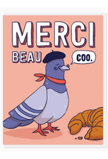 Semi Sweet Press Pigeon Merci Greeting Card