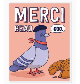 Semi Sweet Press Pigeon Merci Greeting Card