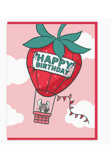 Semi Sweet Press Berry Balloon Greeting Card