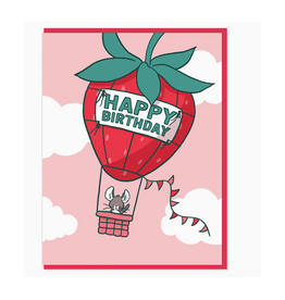 Semi Sweet Press Berry Balloon Greeting Card