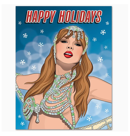 Taylor Showgirl Era Holiday Greeting Card