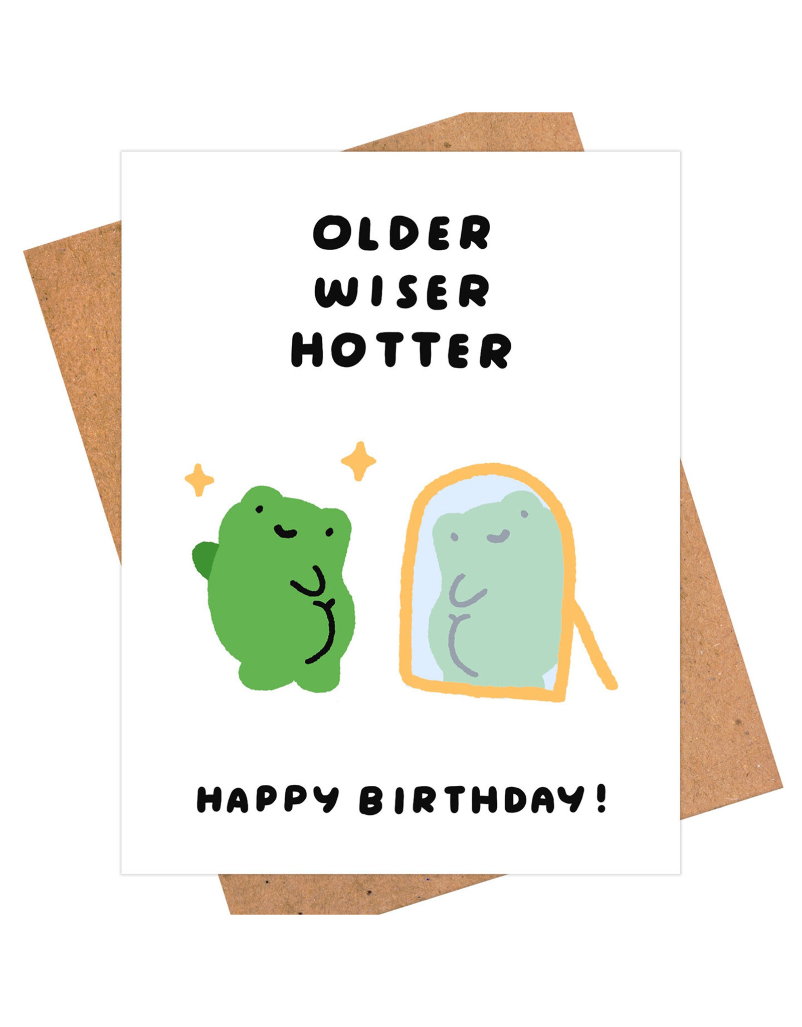 Older Wiser Hotter Greeting Card