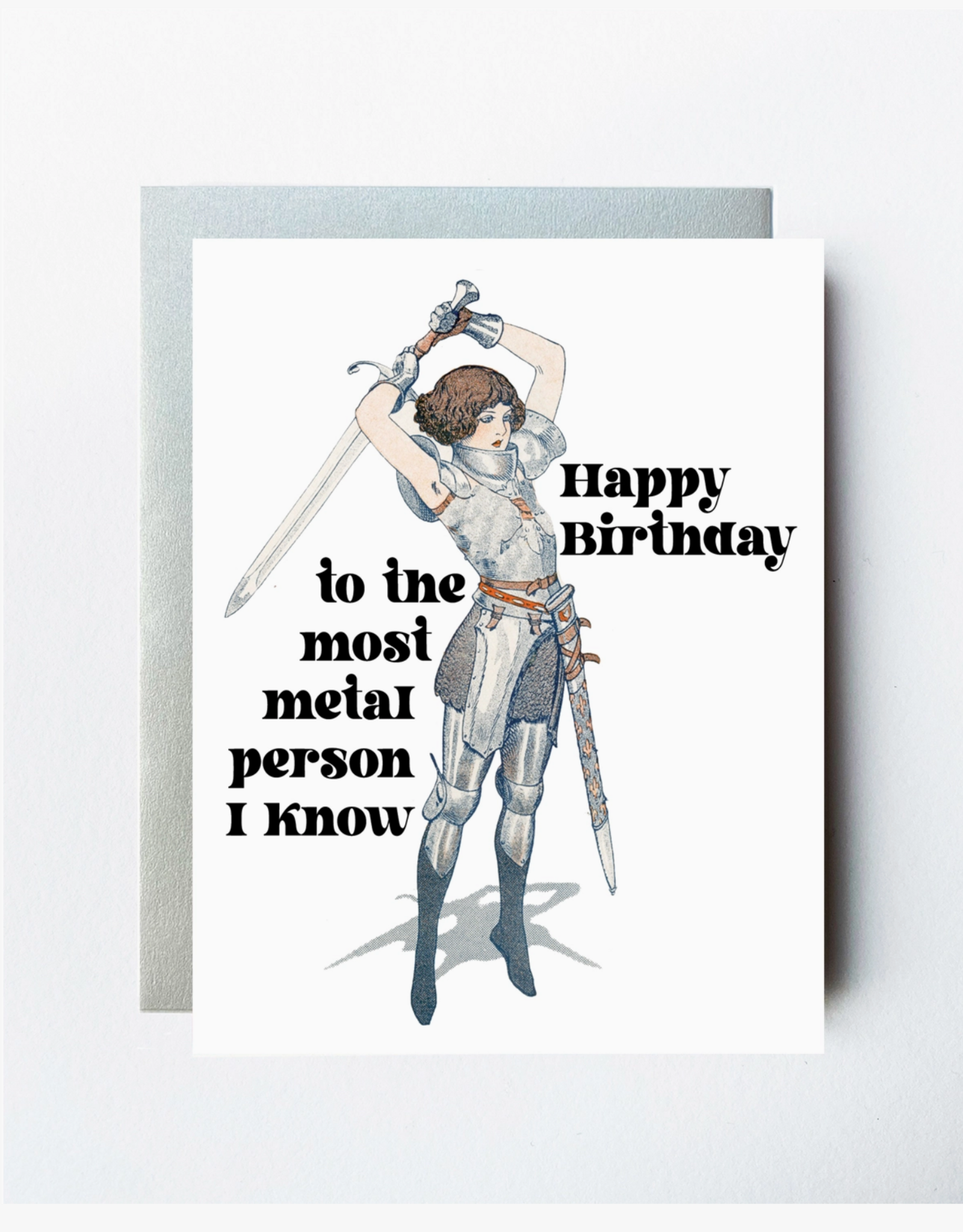 The Twentieth Happy Birthday to the Most Metal Person I Know Greeting Card