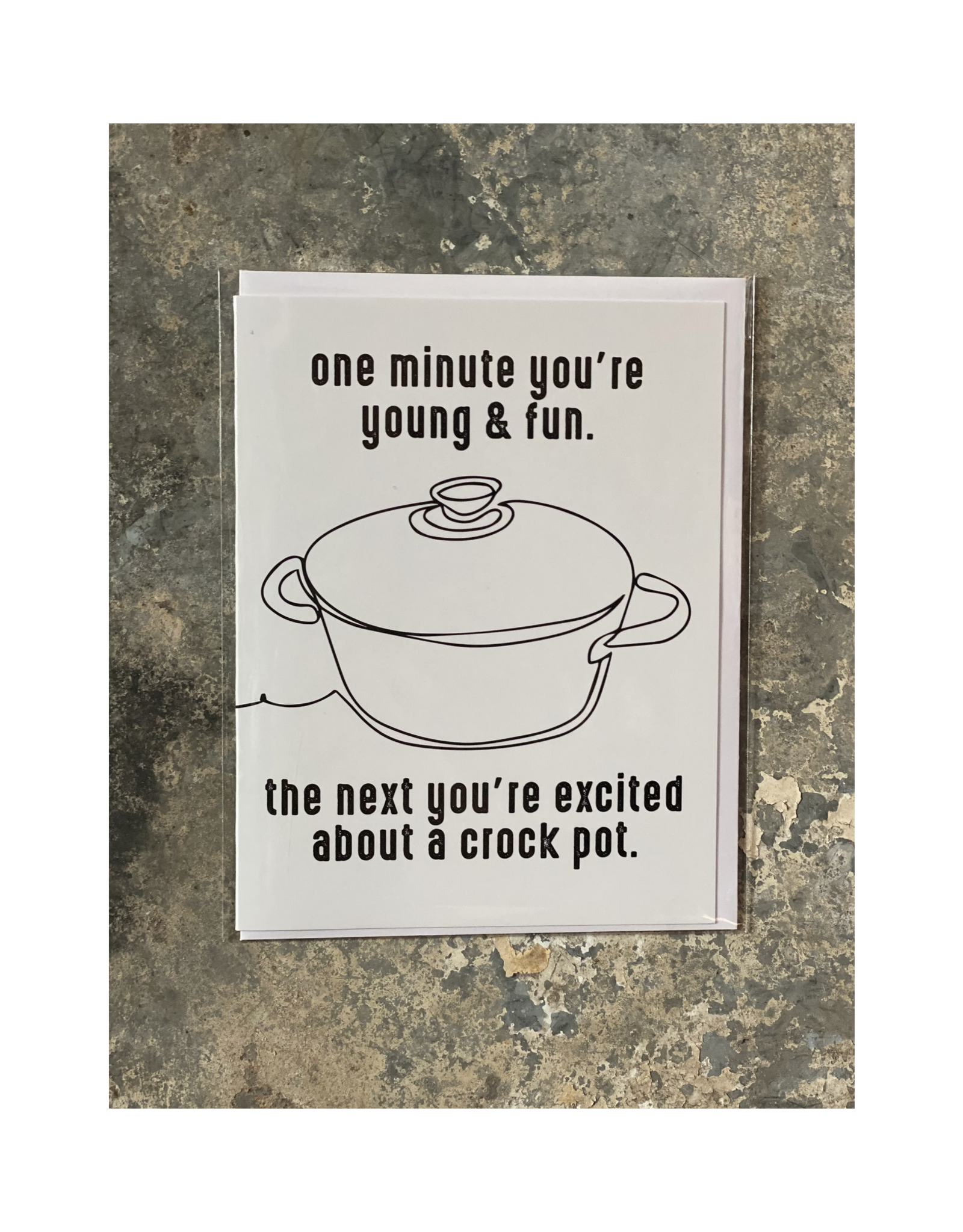 Excited About Crock Pots Greeting Card