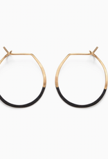 Patina Dipped Mini Hoops (Circle) Earrings