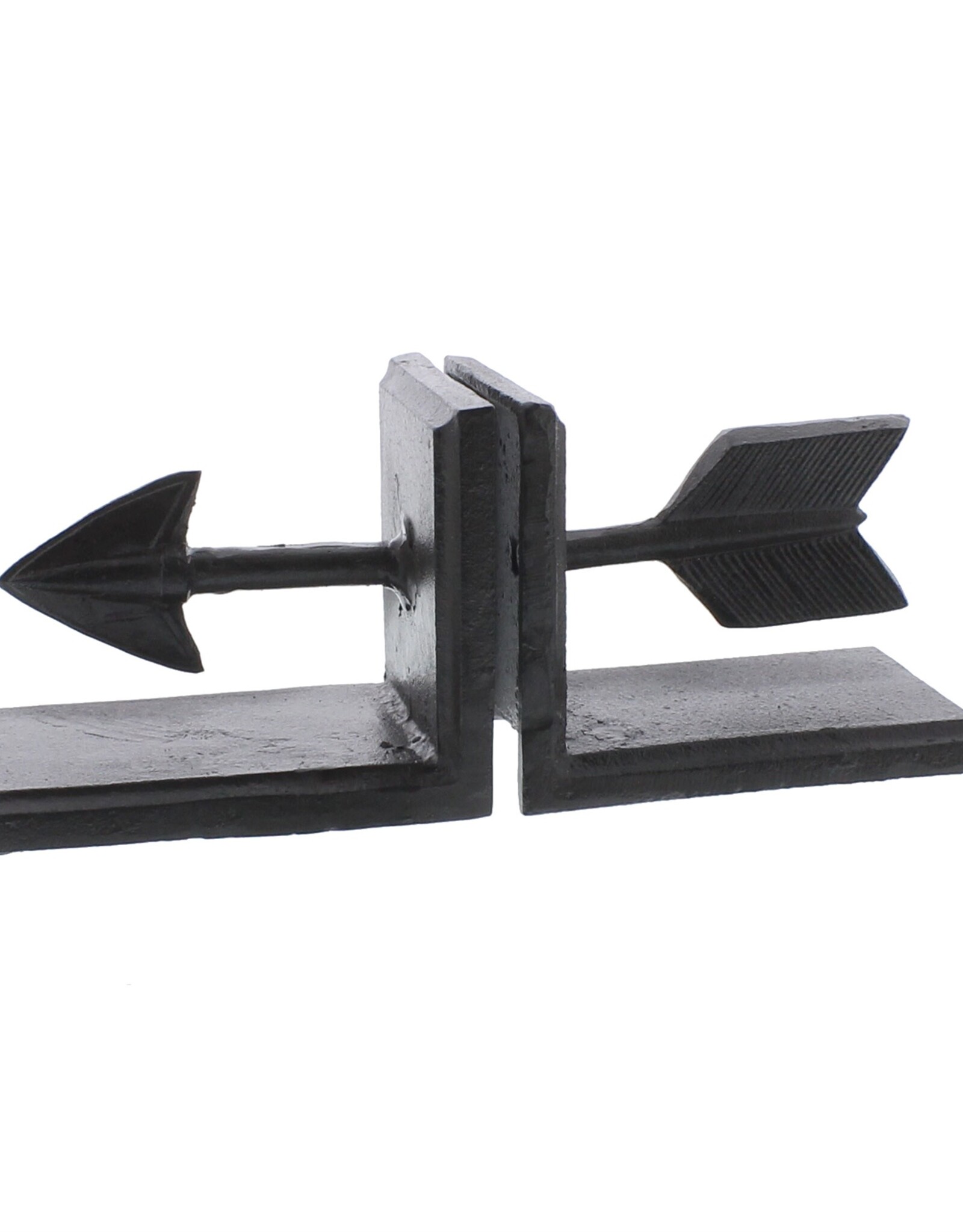 Arrow Cast Iron Bookends - Brown - Curbside Pick Up Only