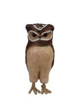 Felted Wool Burrowing Owl
