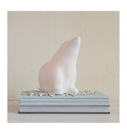 Stoneware Polar Bear Table Lamp