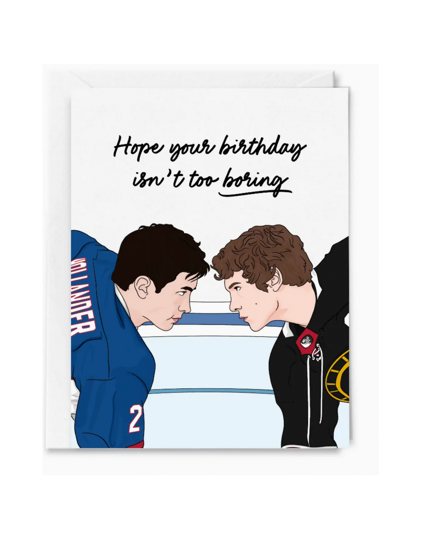 Too Boring Heated Rivalry Birthday Greeting Card