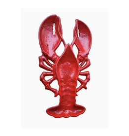 CB Home Collection Red Cast Iron Lobster Dish