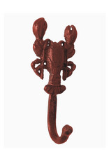 CB Home Collection Red Lobster Cast Iron Wall Hook