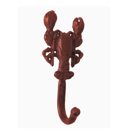 CB Home Collection Red Lobster Cast Iron Wall Hook