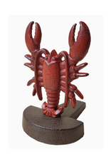 CB Home Collection Red Lobster Cast Iron Door Stop