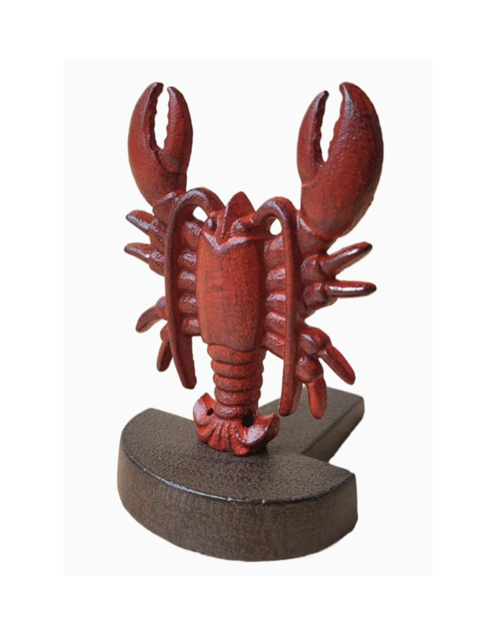 CB Home Collection Red Lobster Cast Iron Door Stop