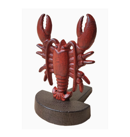 CB Home Collection Red Lobster Cast Iron Door Stop