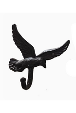 CB Home Collection Black Seagull Cast Iron Hook