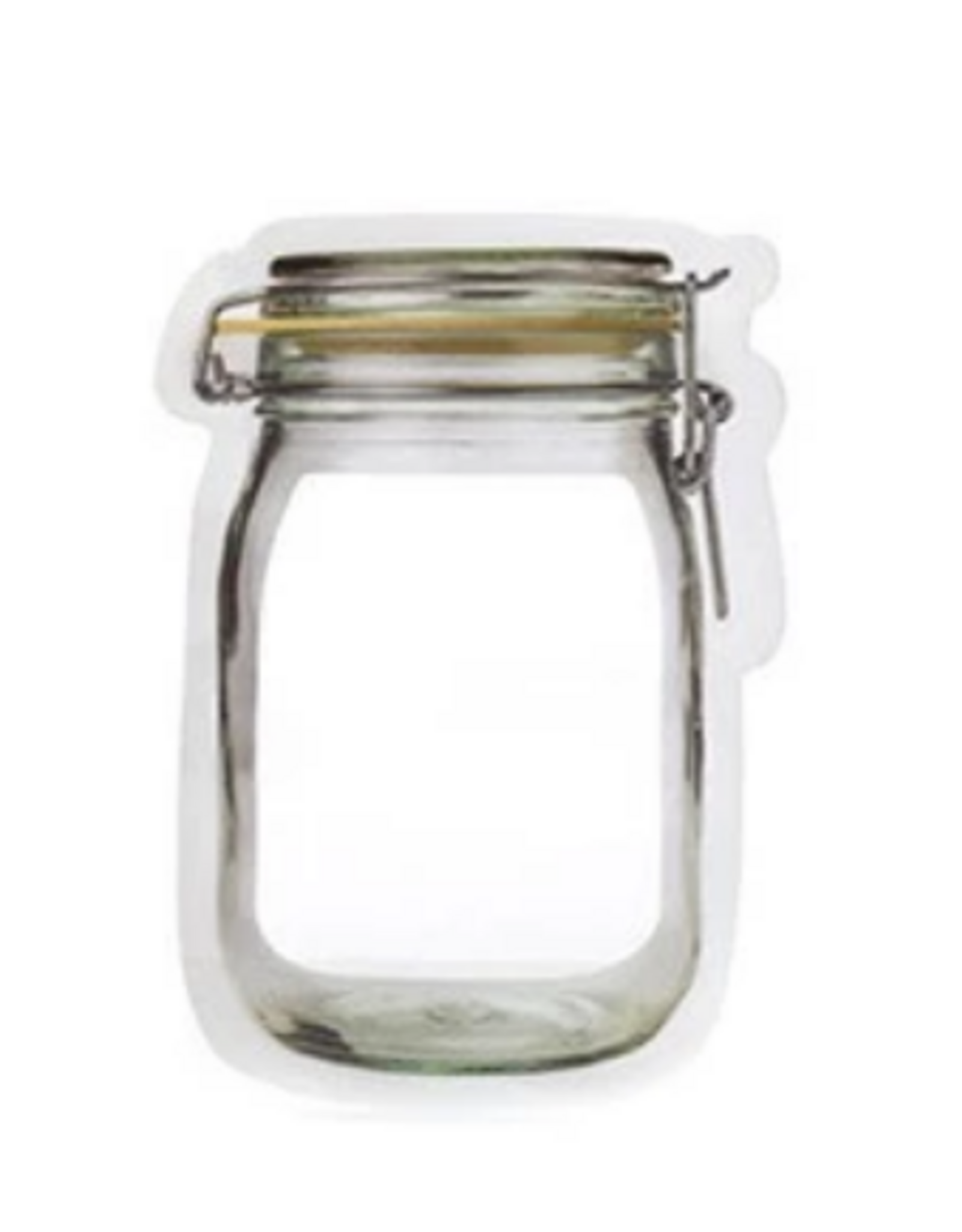 Zipper Mason Jar Bag Small Set of 4 *
